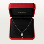 Pendentif Cartier Destinée, diamant taille poire, pavé