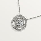 Pendentif Galanterie de Cartier, diamant taille brillant, pavé