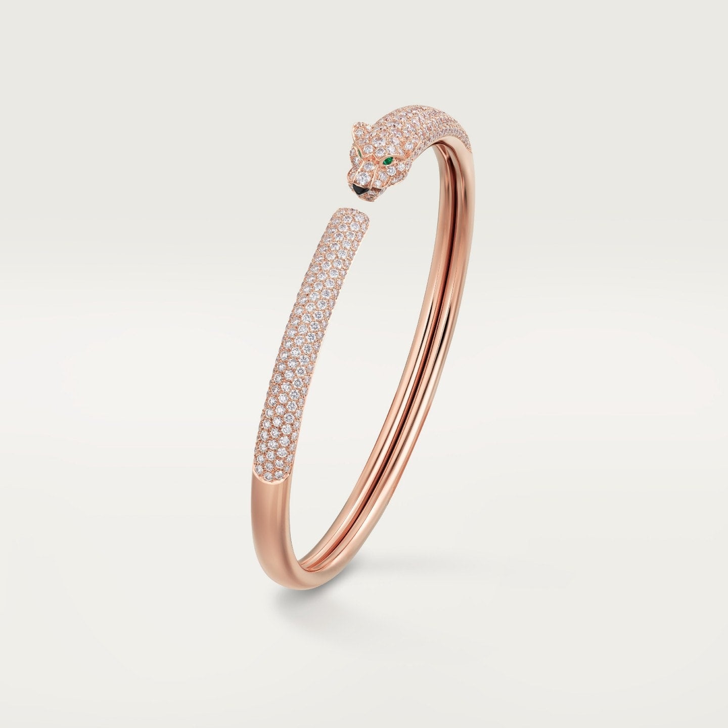 Bracelet Panthère de Cartier, petit modèle, pavé