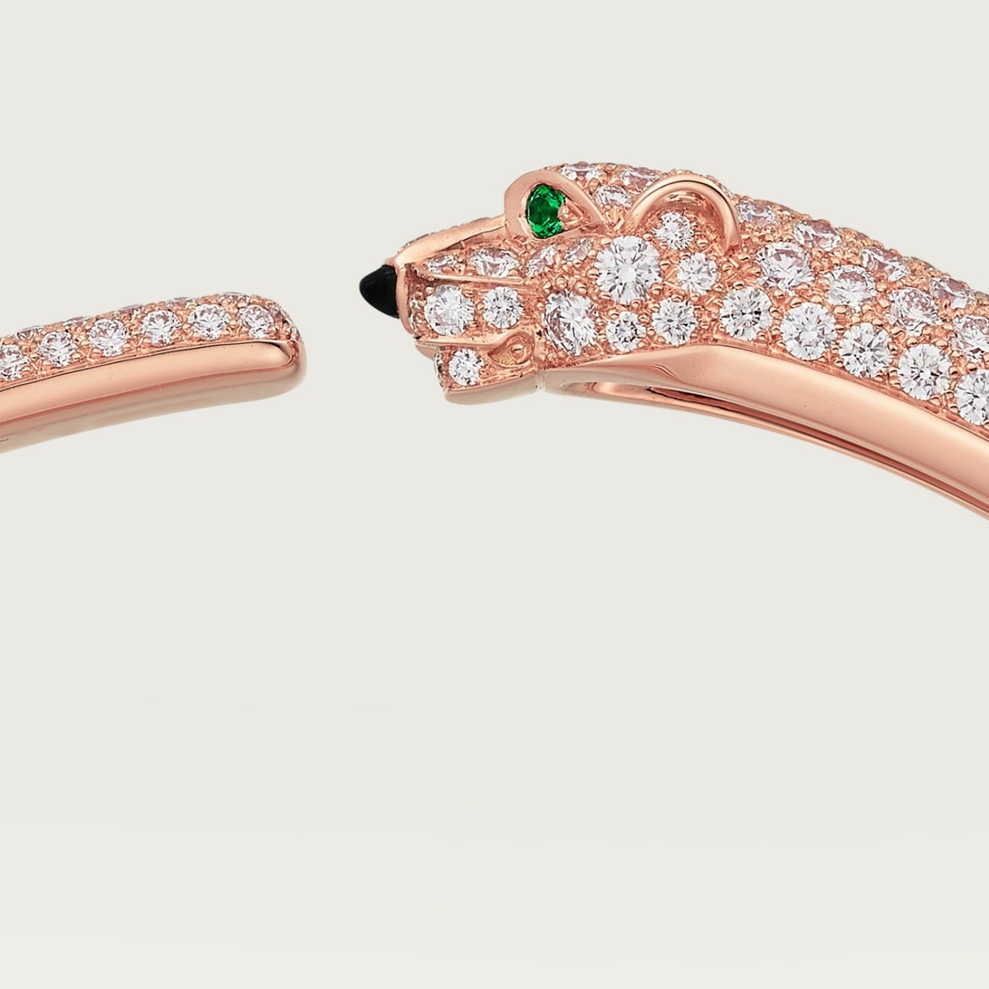 Bracelet Panthère de Cartier, petit modèle, pavé
