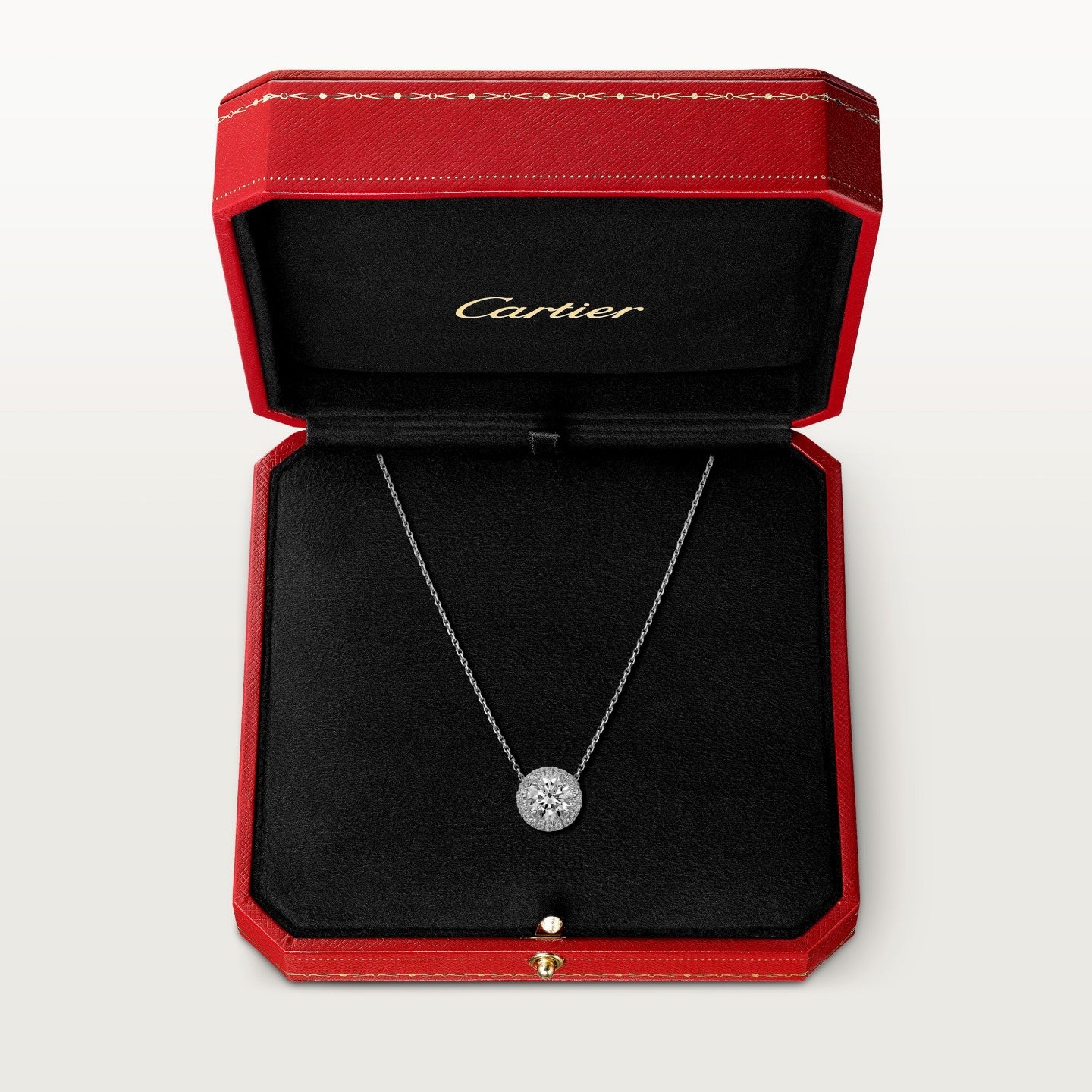 Pendentif Cartier Destinée, diamant taille brillant, pavé