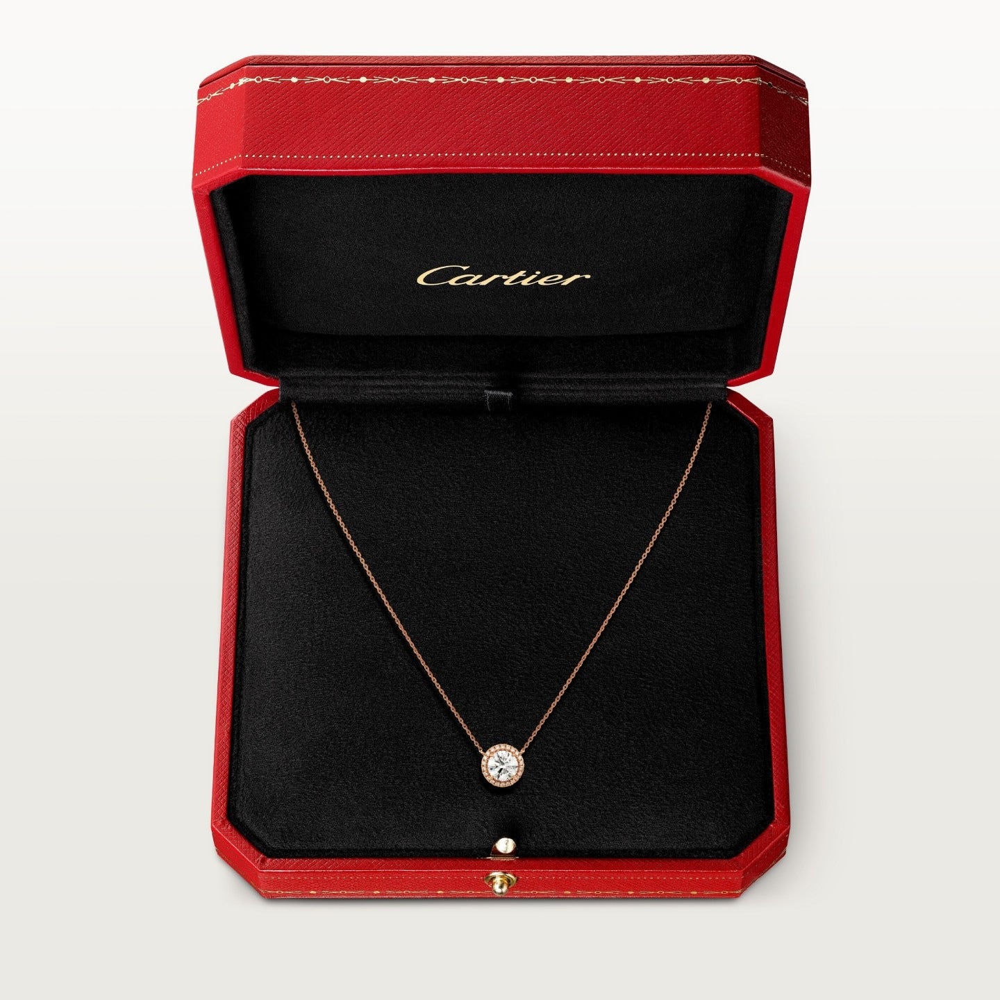 Pendentif Cartier Destinée, diamant taille brillant, pavé