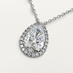Pendentif Cartier Destinée, diamant taille poire, pavé