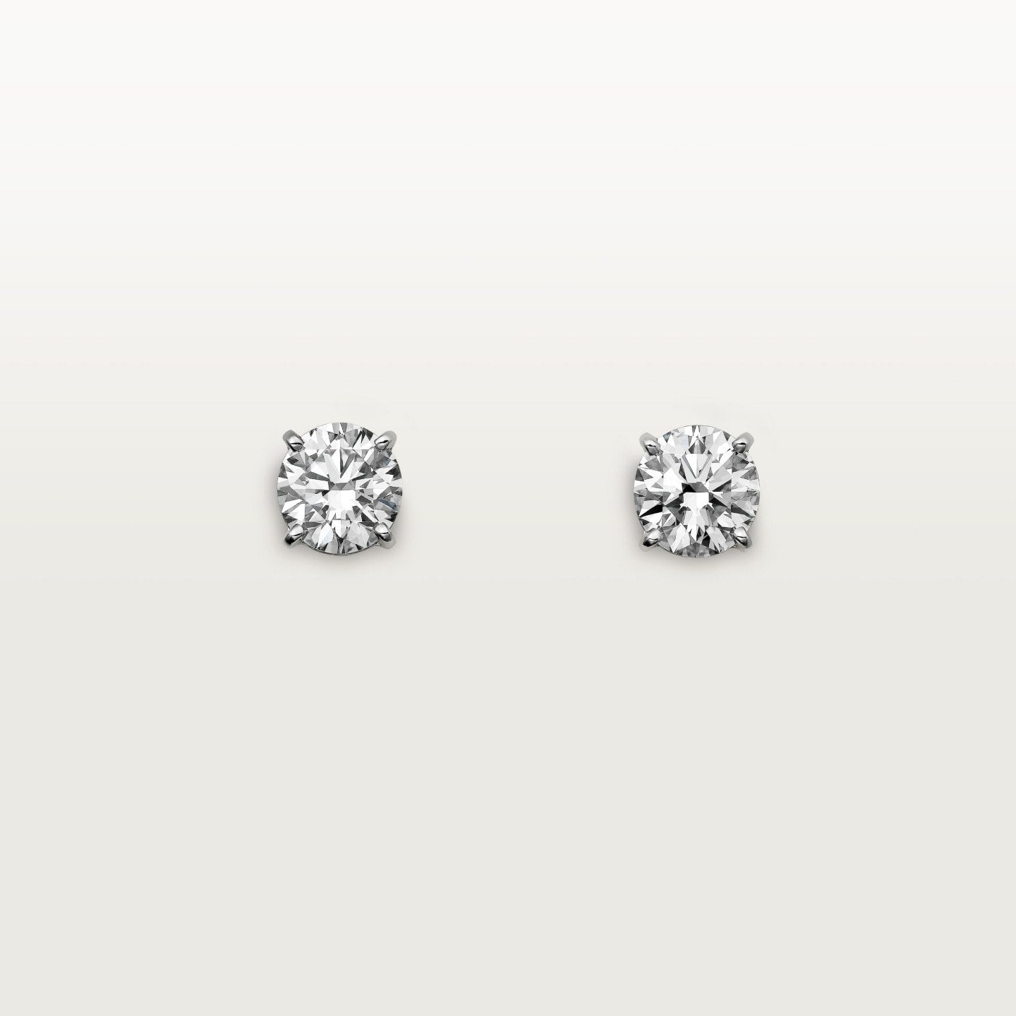 Puces d'oreilles 1895, 2 diamants taille brillant