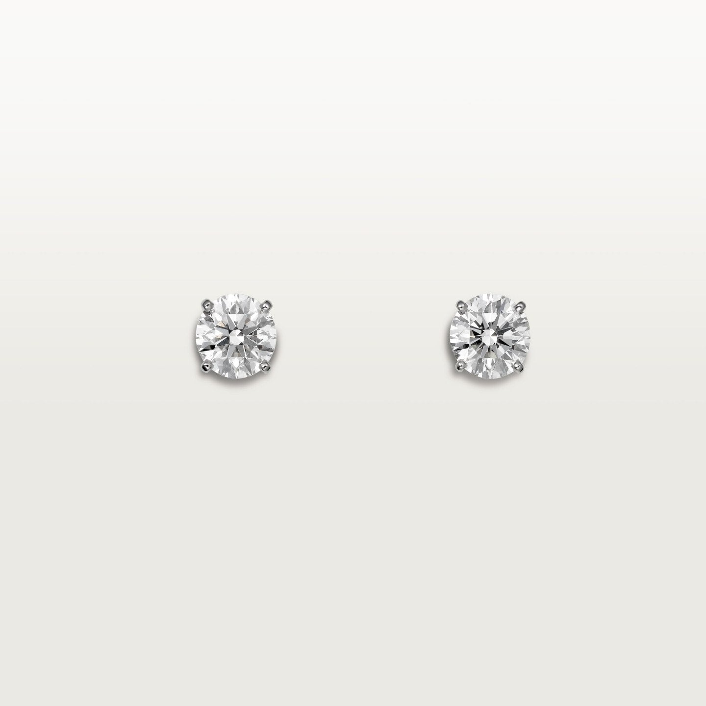 Puces d'oreilles 1895, 2 diamants taille brillant