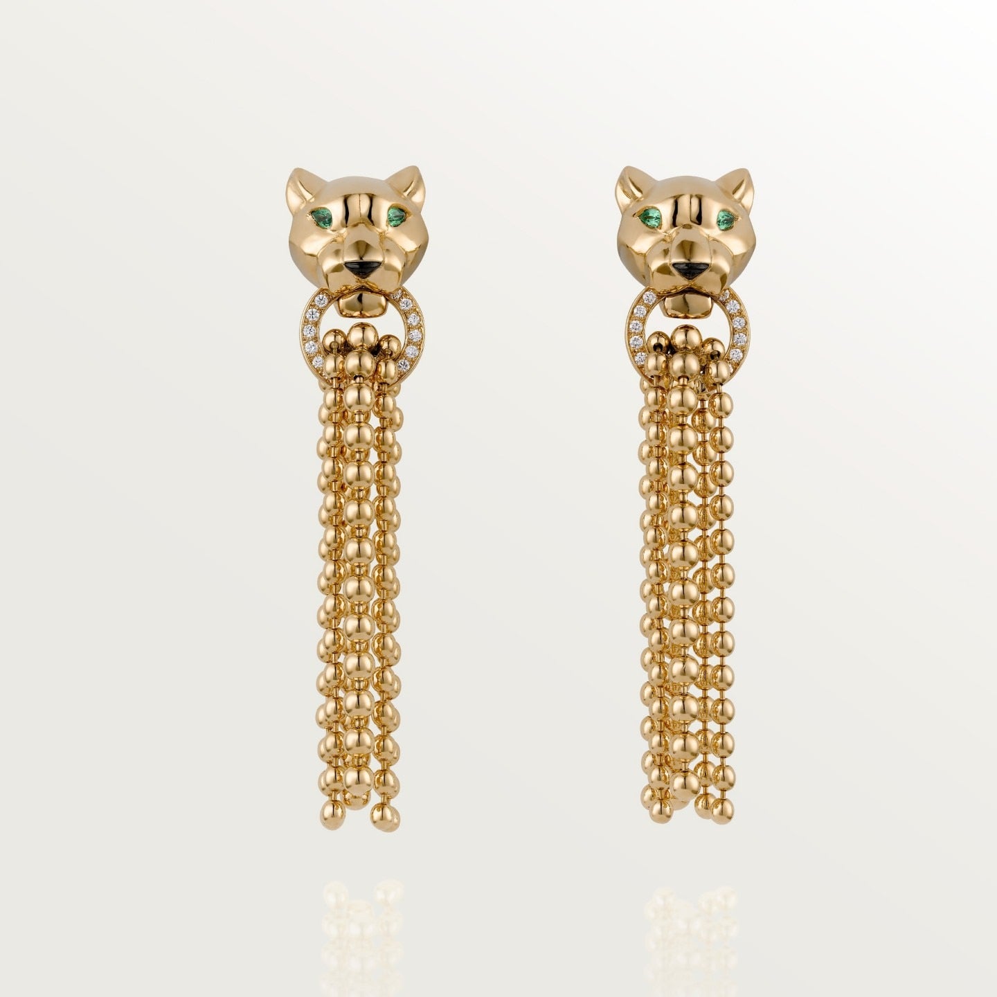 Boucles d'oreilles Panthère de Cartier, diamants