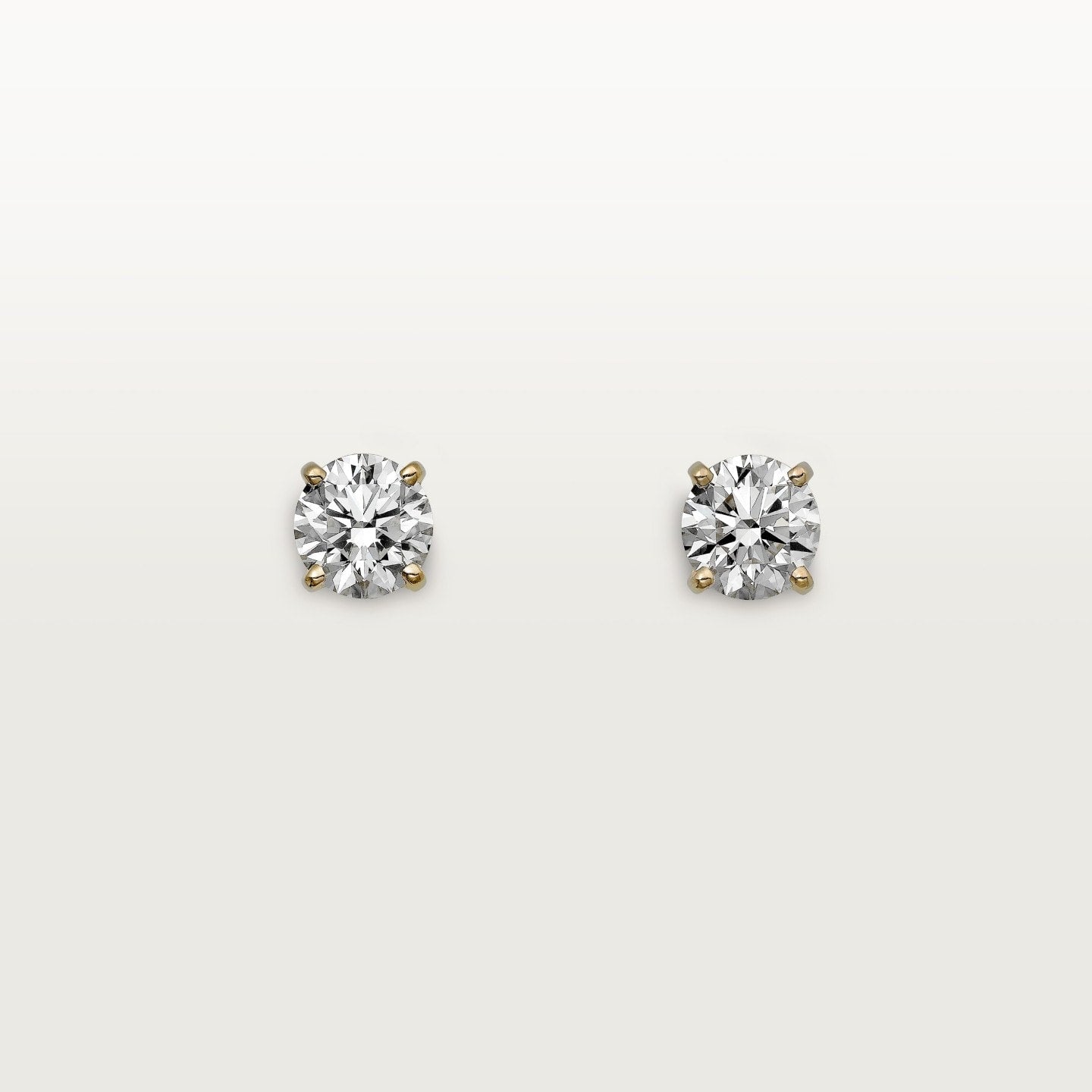 Puces d'oreilles 1895, 2 diamants taille brillant