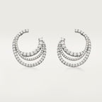 Créoles Etincelle de Cartier, pavées