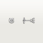 Puces d'oreilles 1895, 2 diamants taille brillant