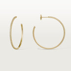 Créoles Etincelle de Cartier, grand modèle, pavées