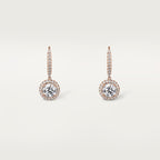 Boucles d'oreilles dormeuses Cartier Destinée, 2 diamants taille brillant, pavées