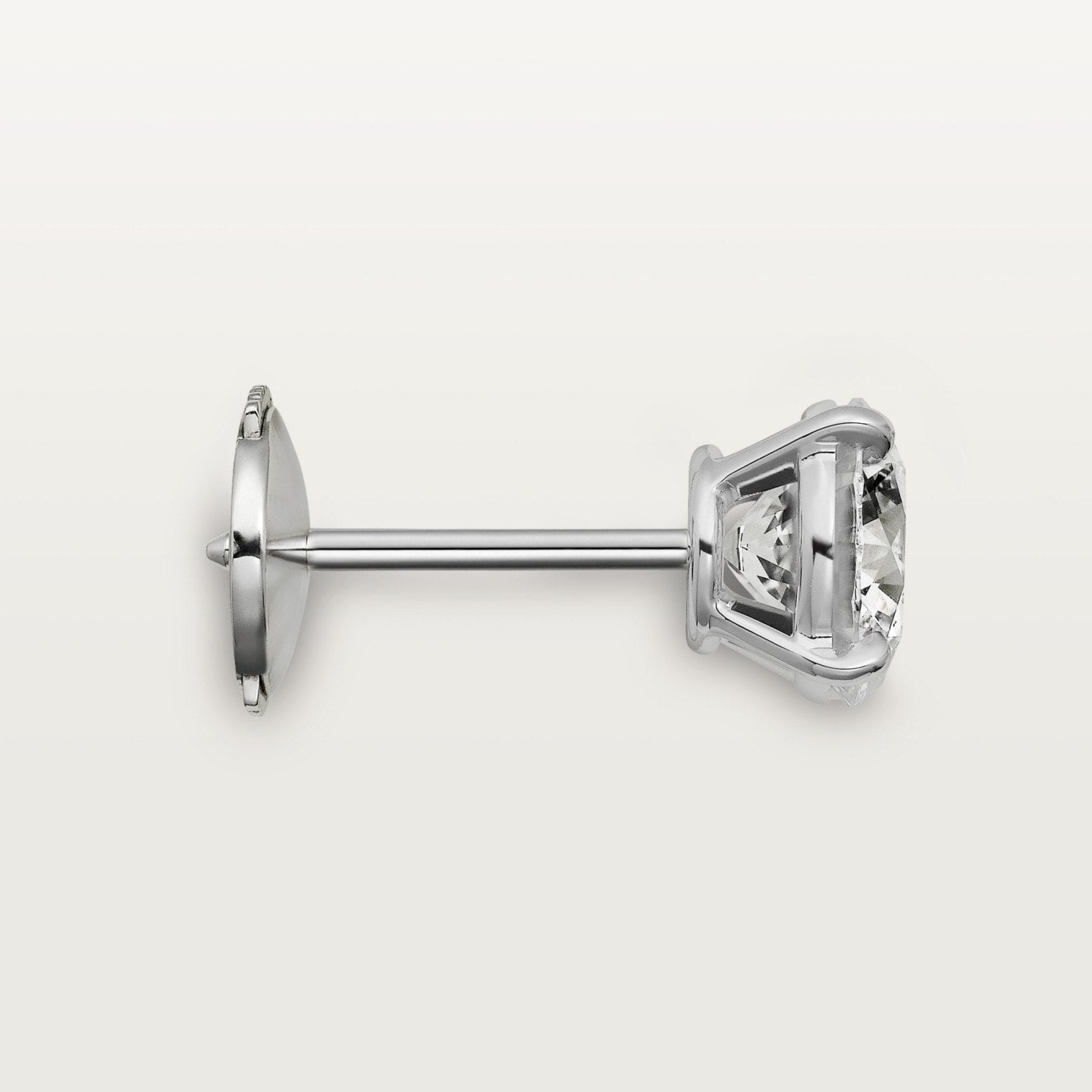 Puces d'oreilles 1895, 2 diamants taille brillant