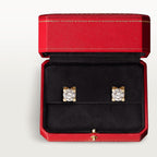 Puces d'oreilles C de Cartier, 2 diamants taille brillant