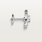 Puces d'oreilles Galanterie de Cartier, 2 diamants taille brillant, pavées
