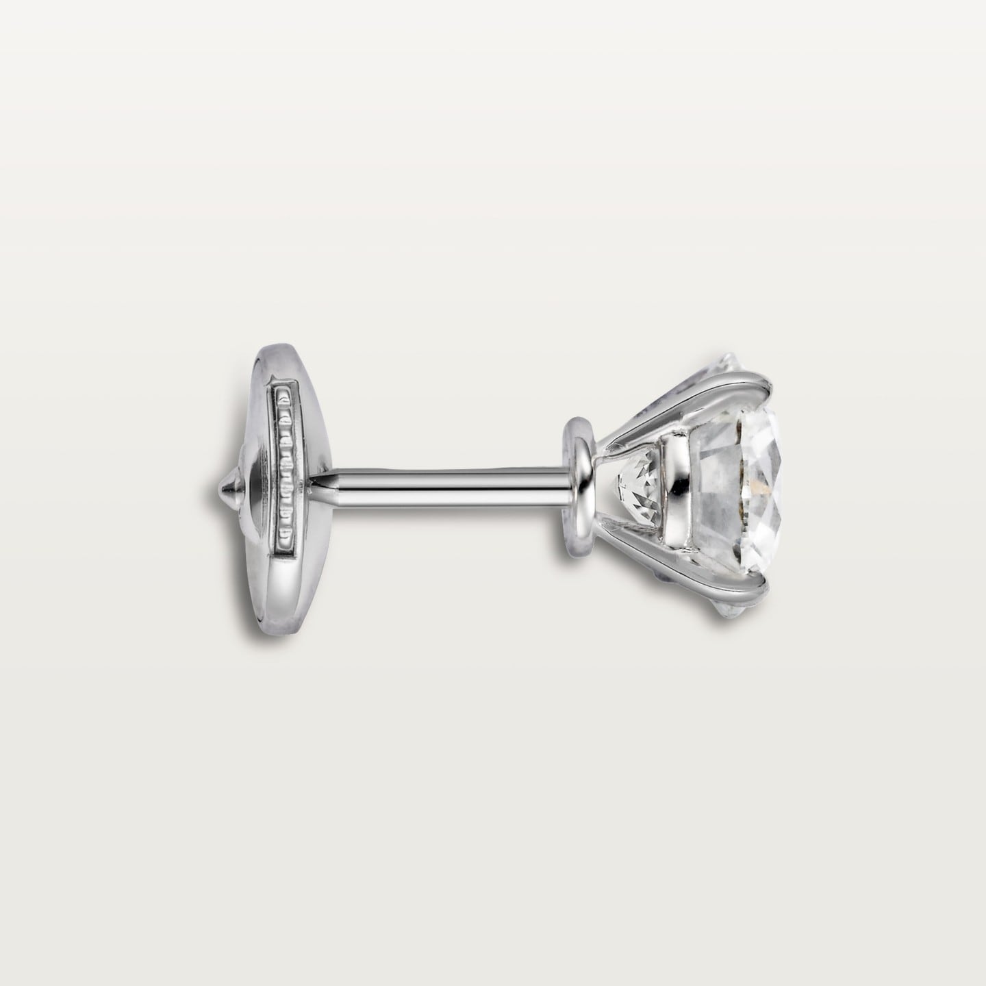 Puces d'oreilles 1895, 2 diamants taille brillant