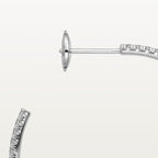 Créoles Etincelle de Cartier, grand modèle, pavées
