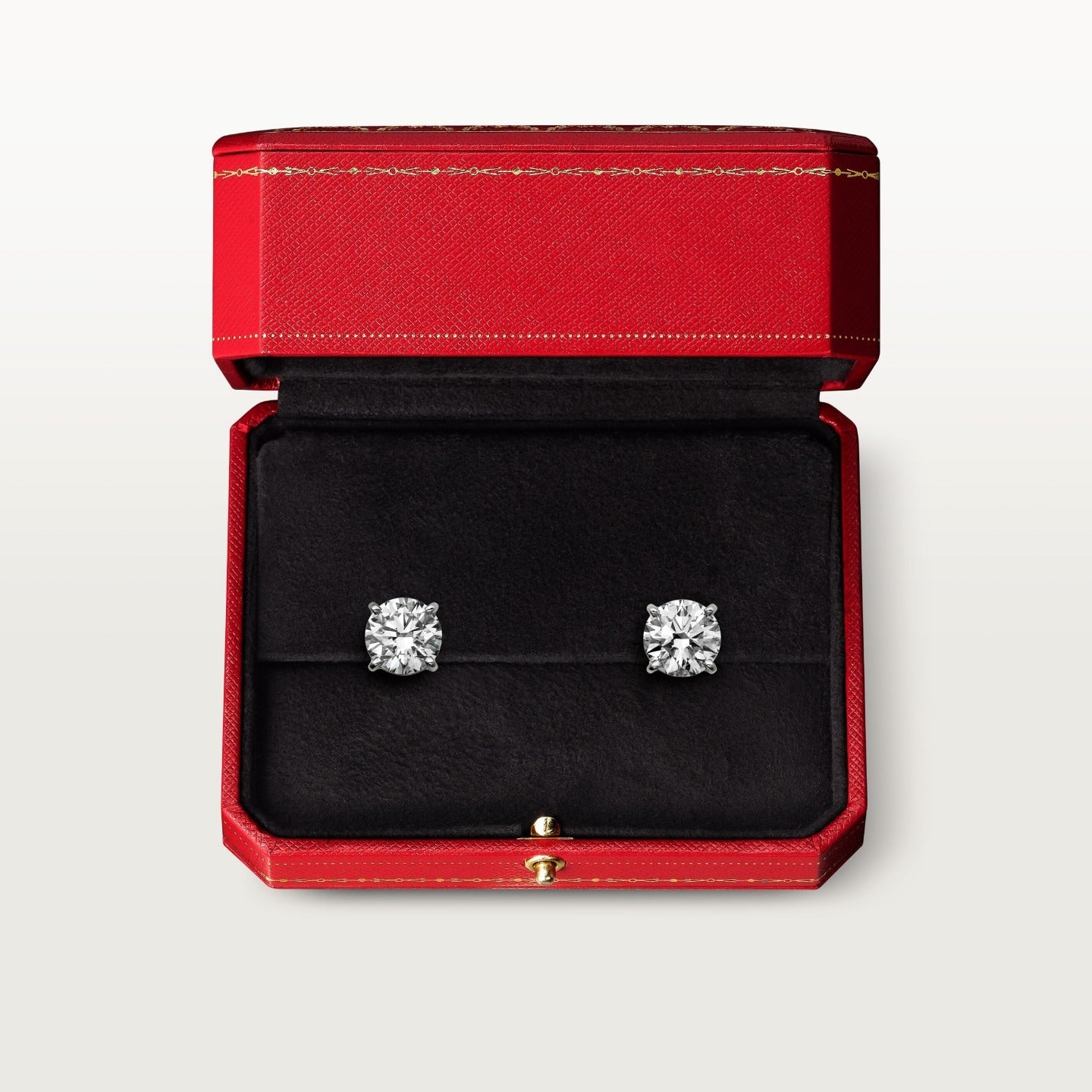 Puces d'oreilles 1895, 2 diamants taille brillant