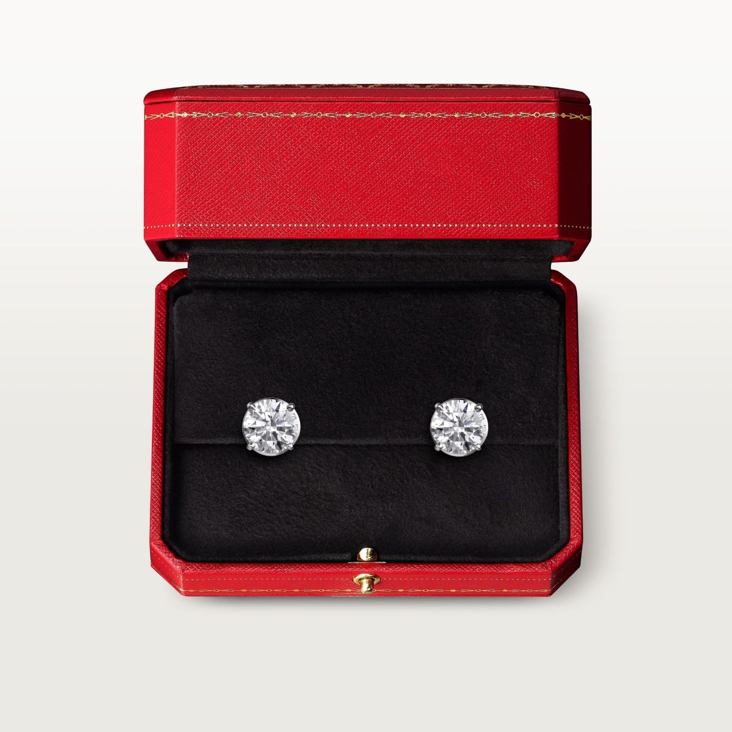 Puces d'oreilles 1895, 2 diamants taille brillant