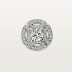Puces d'oreilles Galanterie de Cartier, 2 diamants taille brillant, pavées