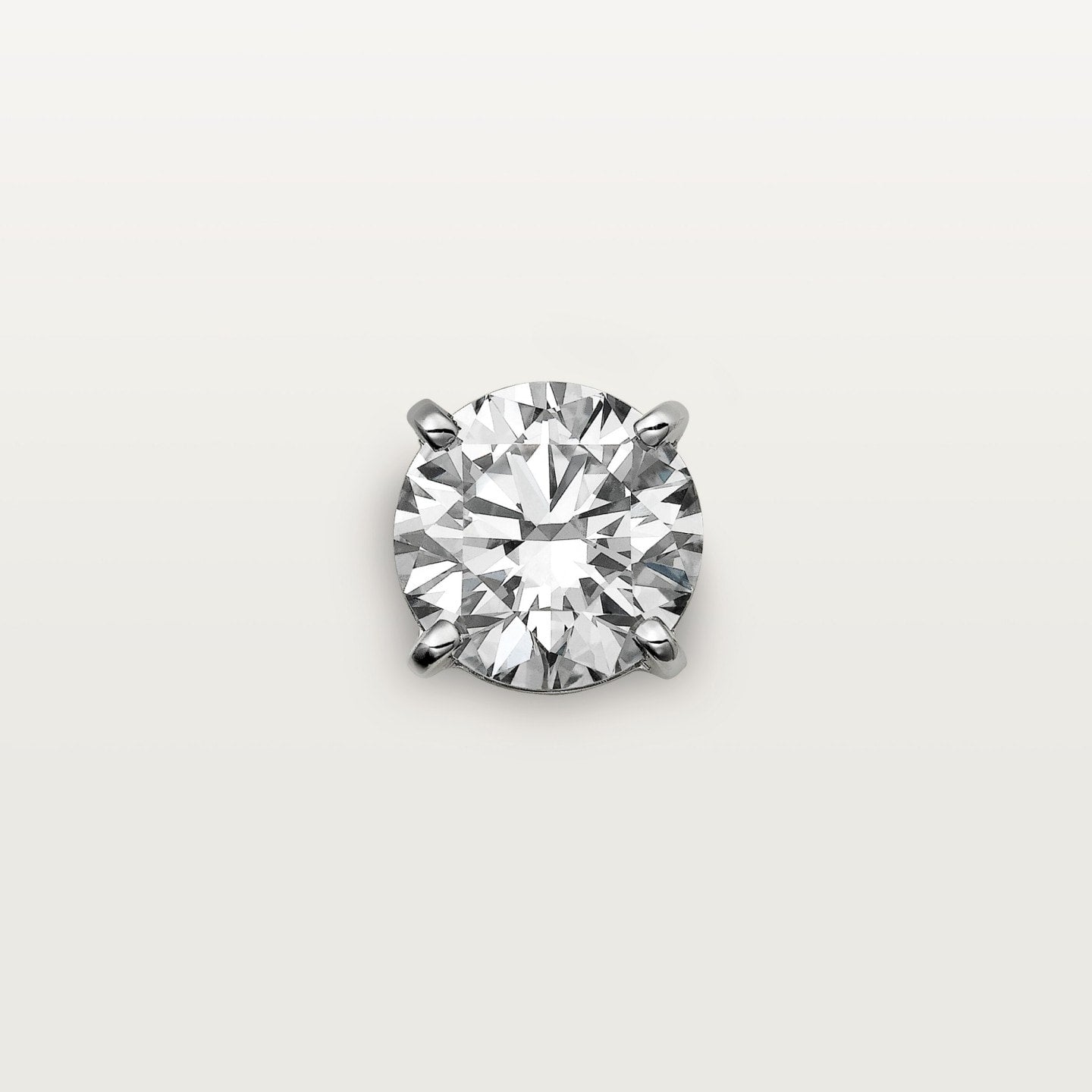 Puces d'oreilles 1895, 2 diamants taille brillant