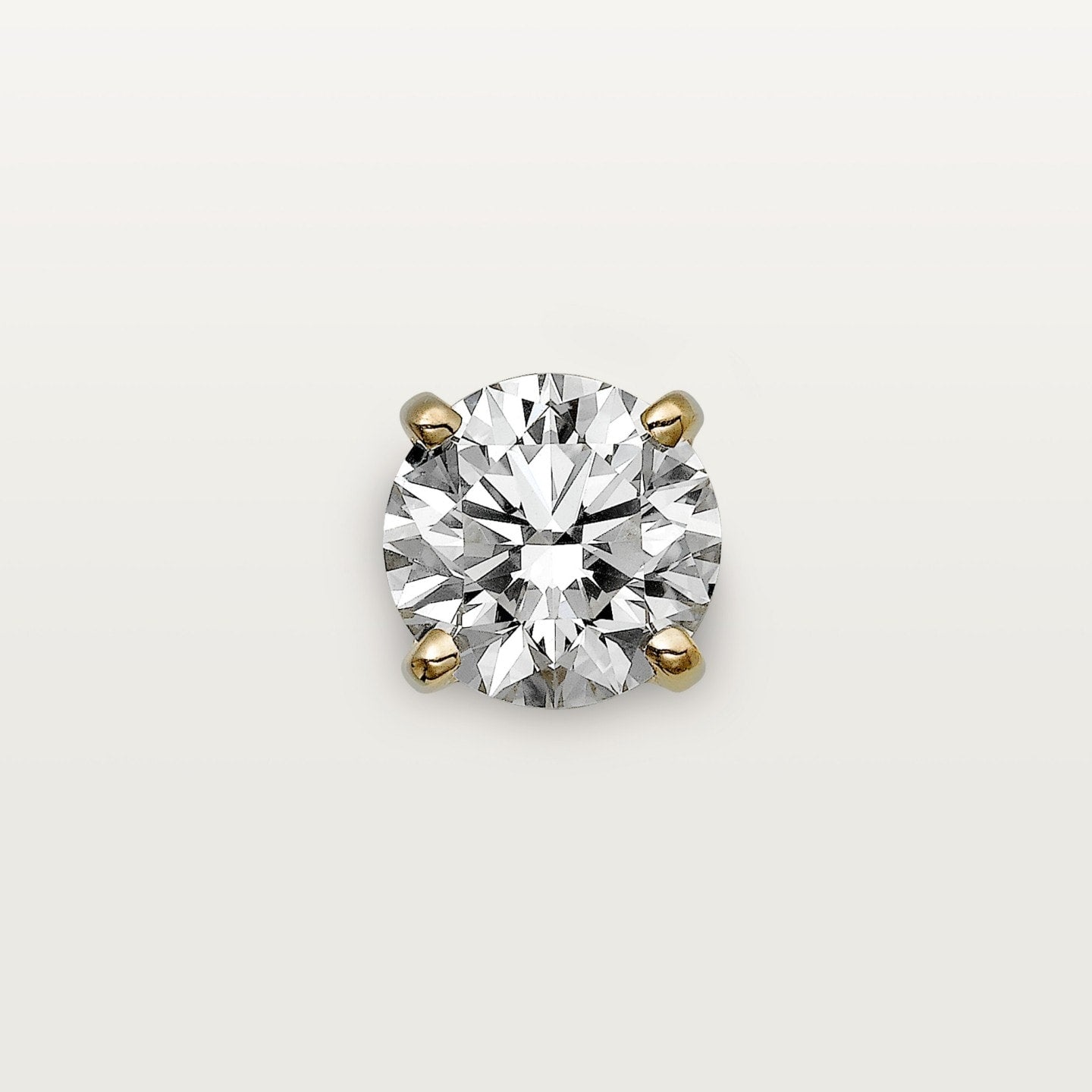 Puces d'oreilles 1895, 2 diamants taille brillant