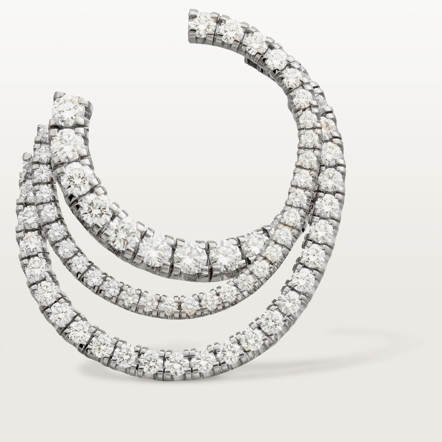 Créoles Etincelle de Cartier, pavées