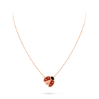 Pendentif Lucky Spring, coccinelle ailes ouvertes