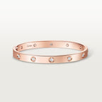 Bracelet LOVE, modèle classique, 10 diamants, fermeture une vis