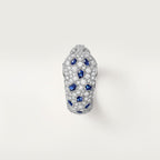 Bague Panthère de Cartier, moyen modèle, semi-pavée