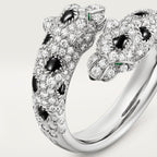 Bague Panthère de Cartier, semi-pavée
