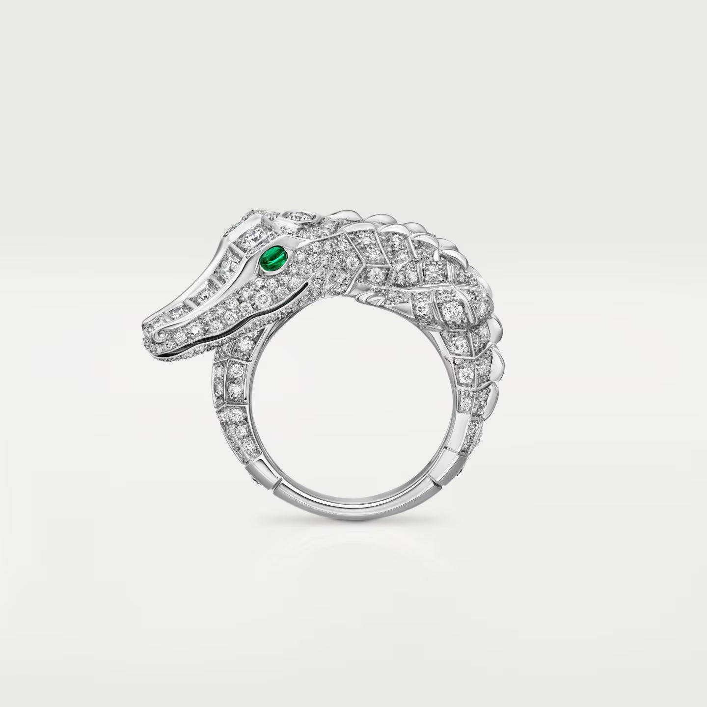 Bague Faune et Flore de Cartier, pavée