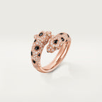 Bague Panthère de Cartier, semi-pavée