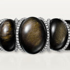 Bracelet Cartier Libre Tressage, obsidienne, diamants