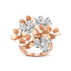 Bague Frivole, 8 fleurs