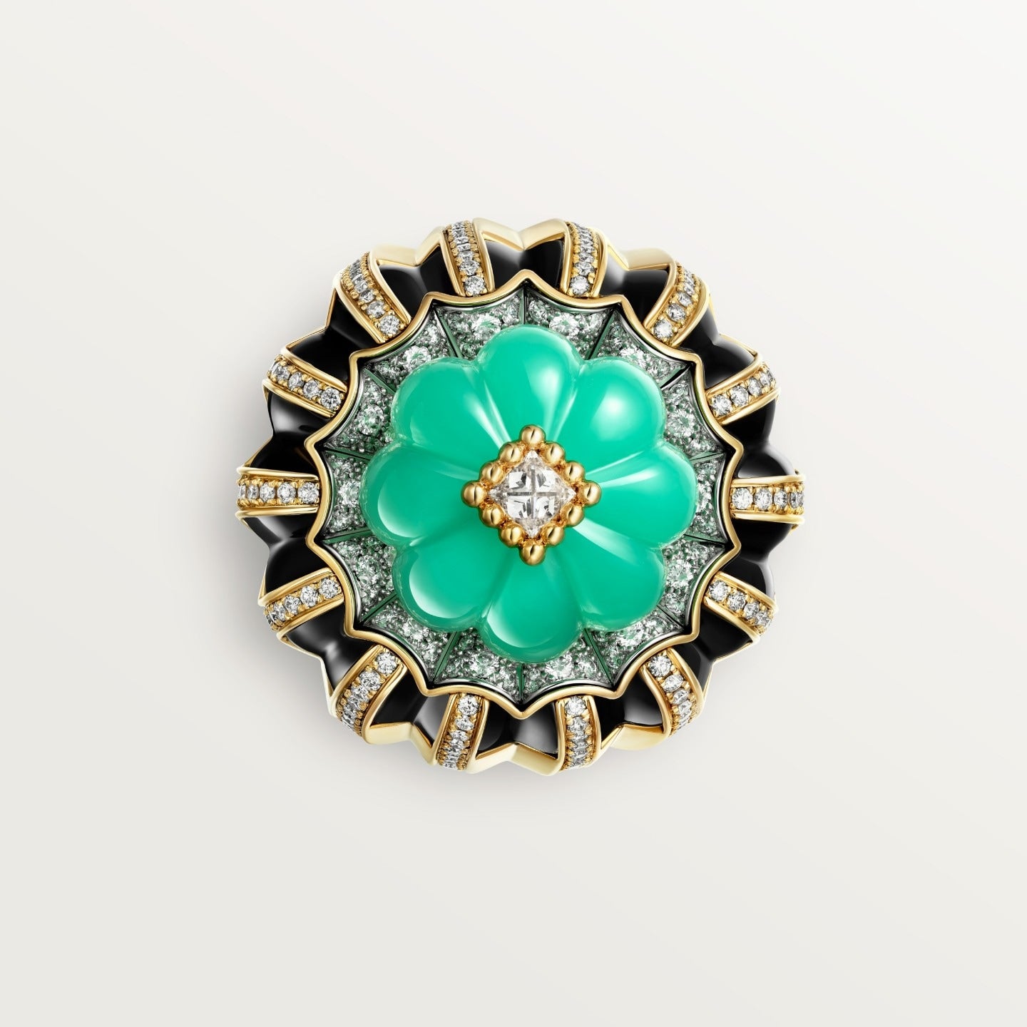Bague Cartier Libre Tuttitutti, chrysoprase, diamants