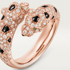 Bague Panthère de Cartier, semi-pavée