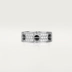 Bague LOVE, modèle classique, pavée, céramique