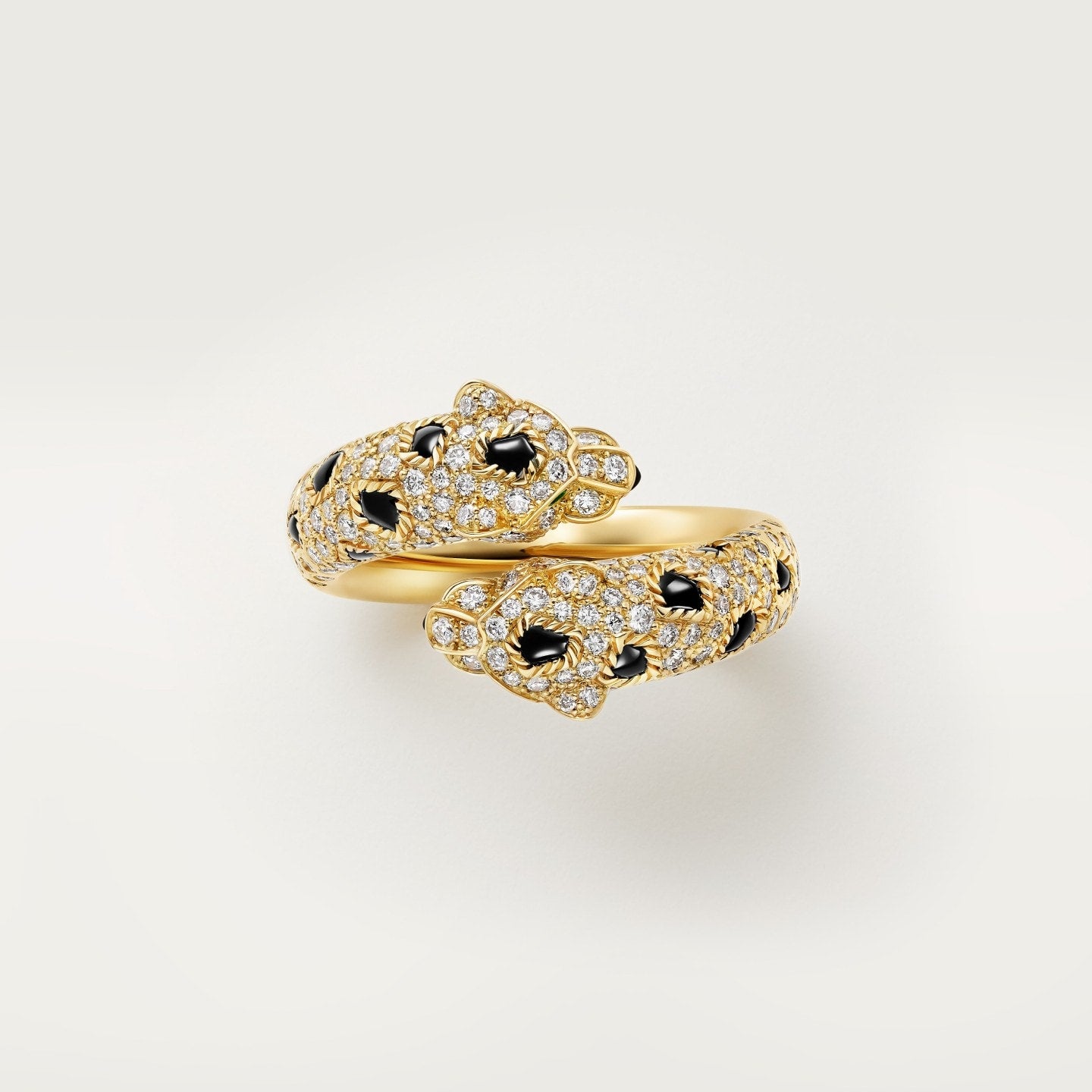 Bague Panthère de Cartier, semi-pavée