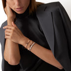 Bracelet LOVE, moyen modèle, 4 diamants