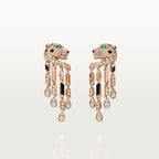 Boucles d'oreilles Panthère de Cartier, petit modèle, pavées