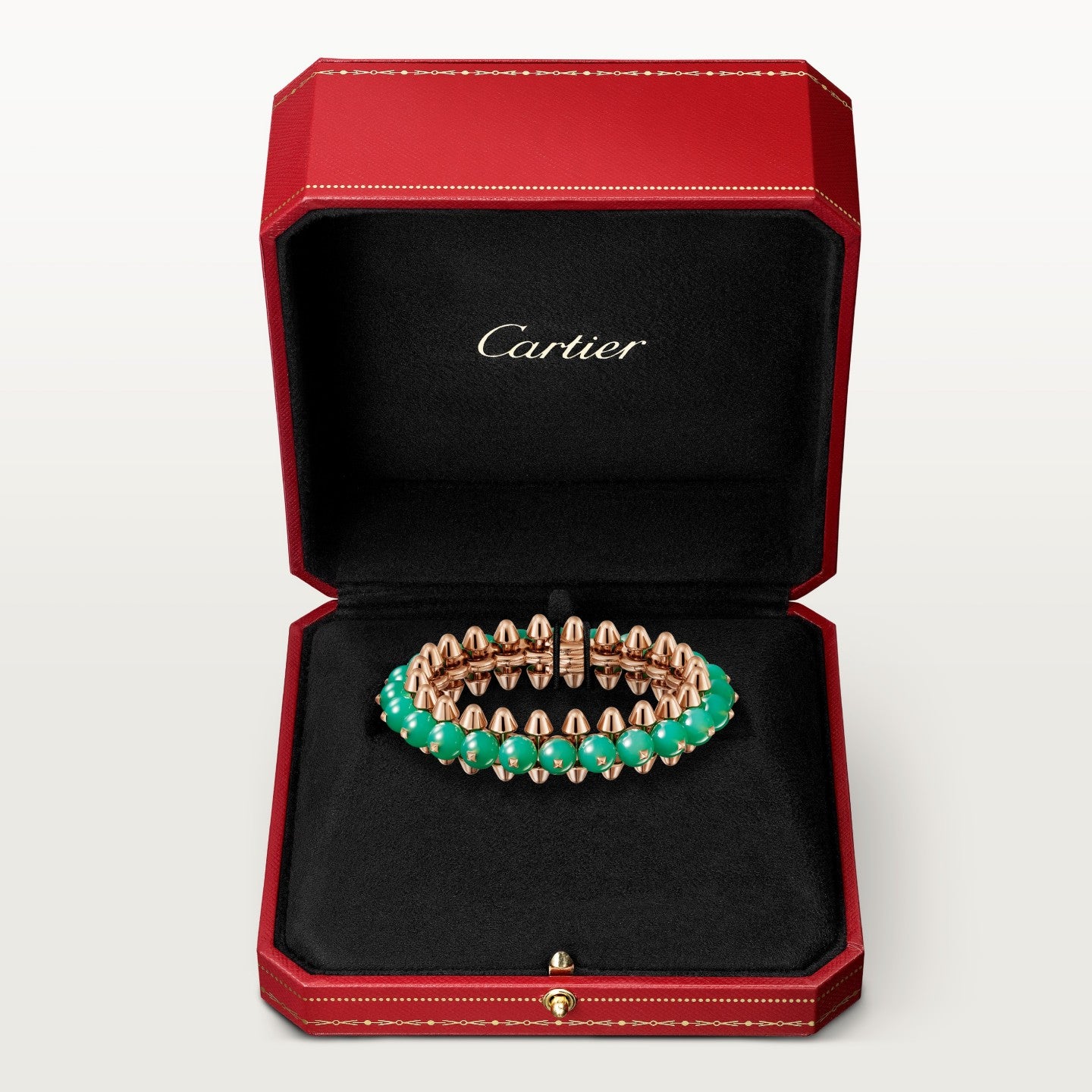 Bracelet Clash de Cartier, chrysoprase, modèle extra-large