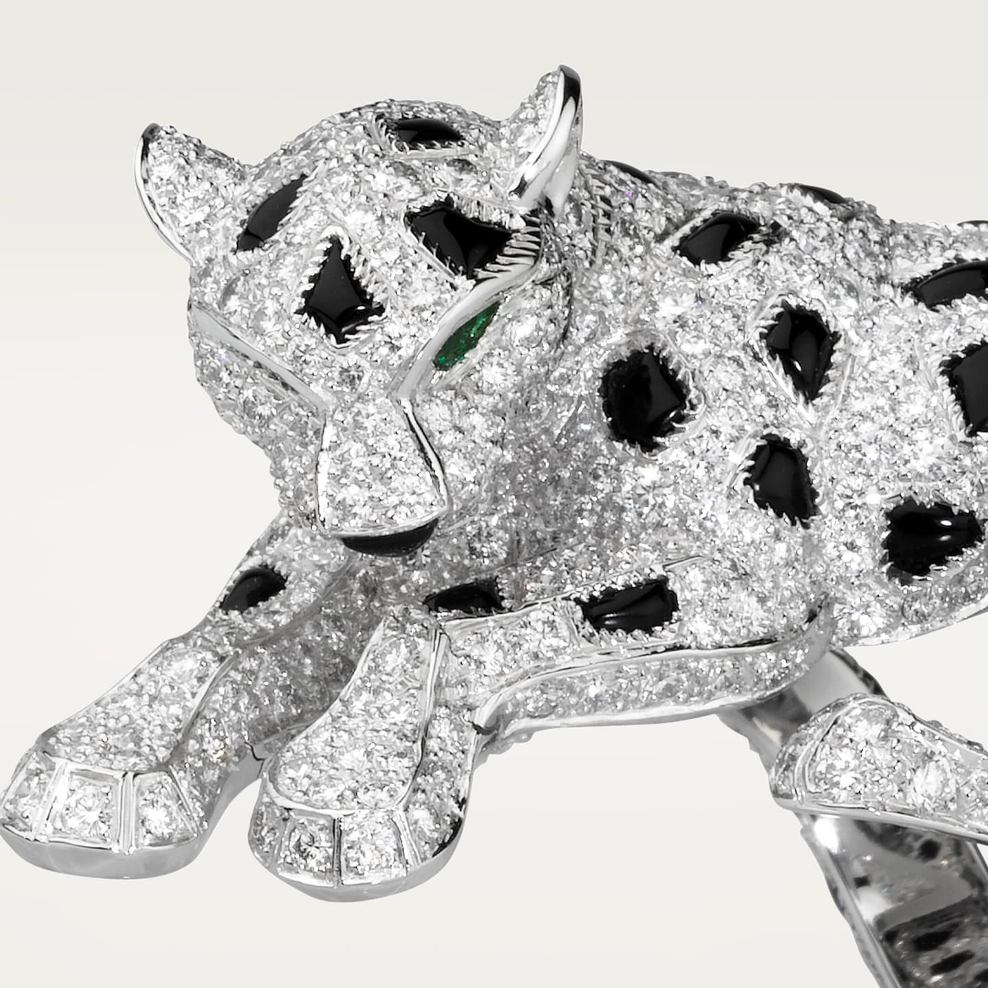 Bague Panthère de Cartier, pavée