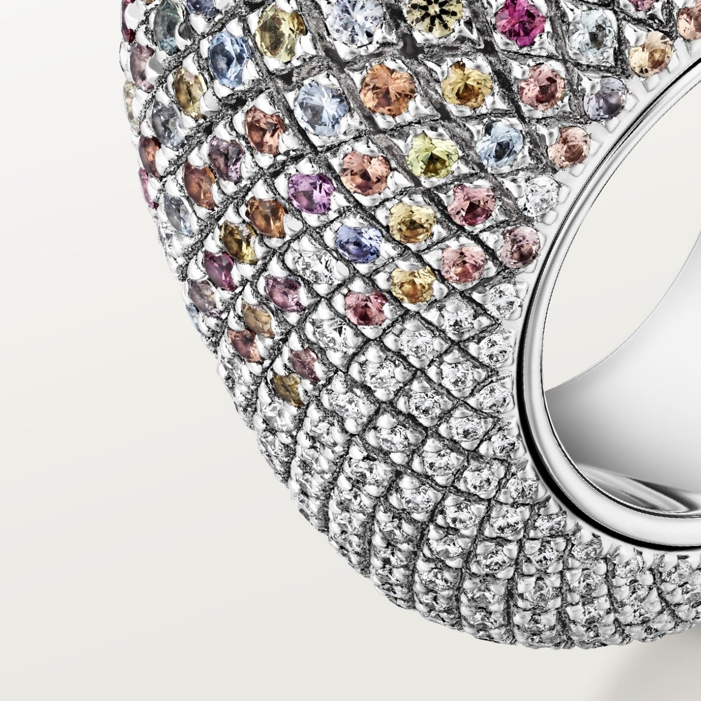Bague Cartier Libre Tuttitutti, saphirs umba, diamants