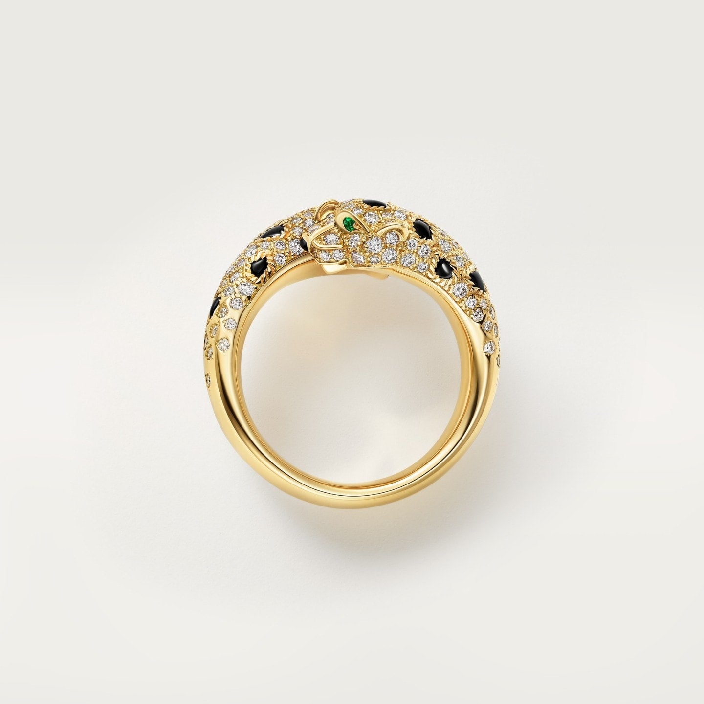 Bague Panthère de Cartier, semi-pavée