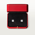 Puces d'oreilles 1895, 2 diamants taille coussin