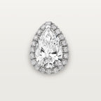 Puces d'oreilles Cartier Destinée, 2 diamants taille poire, pavées