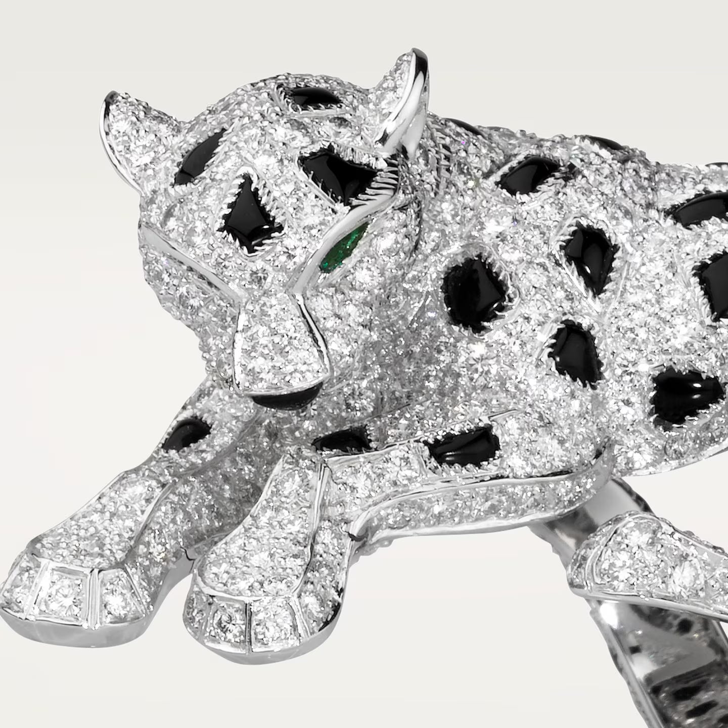 Bague Panthère de Cartier, pavée