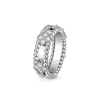 Bague Perlée sweet trèfles