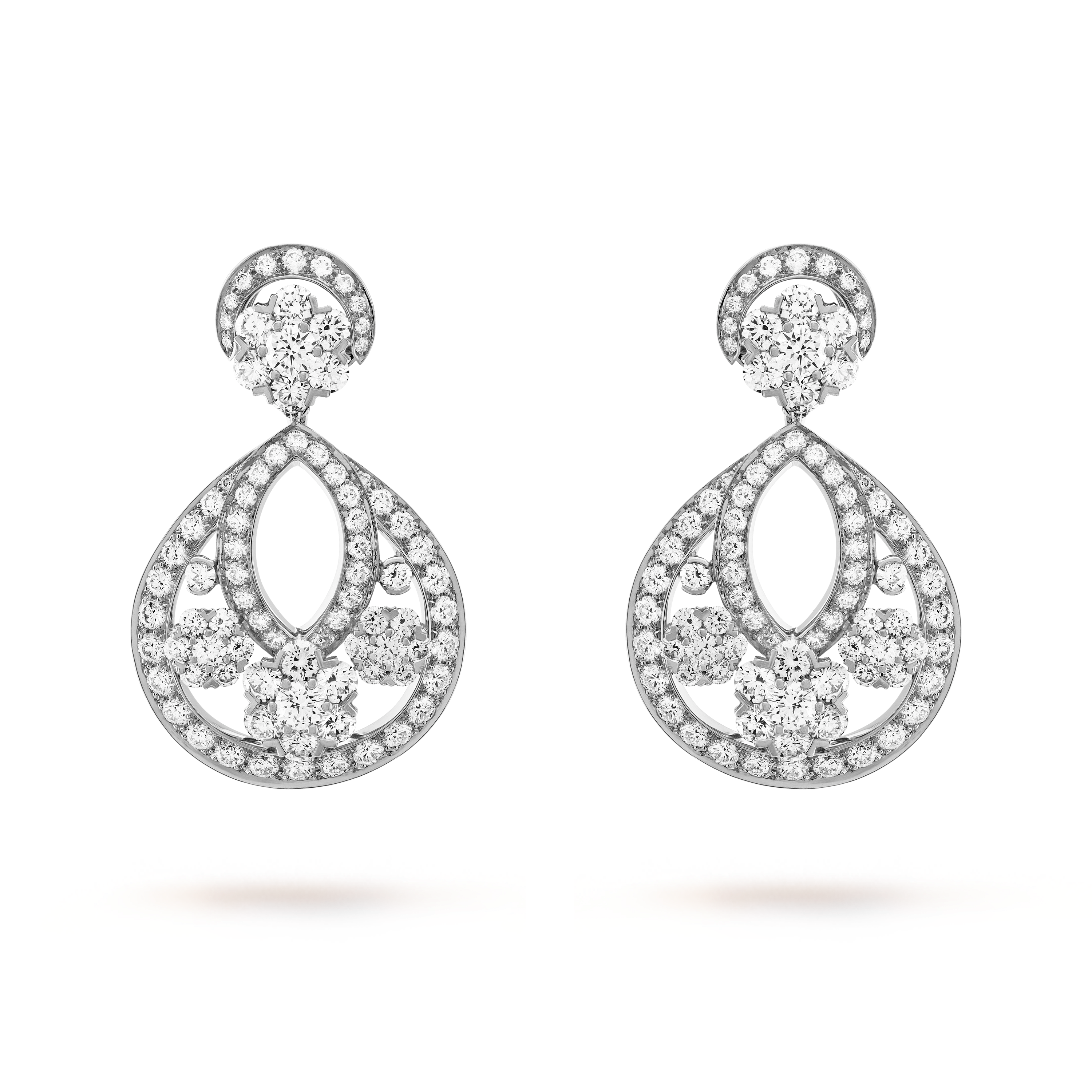 Boucles d'oreilles Snowflake, petit modèle