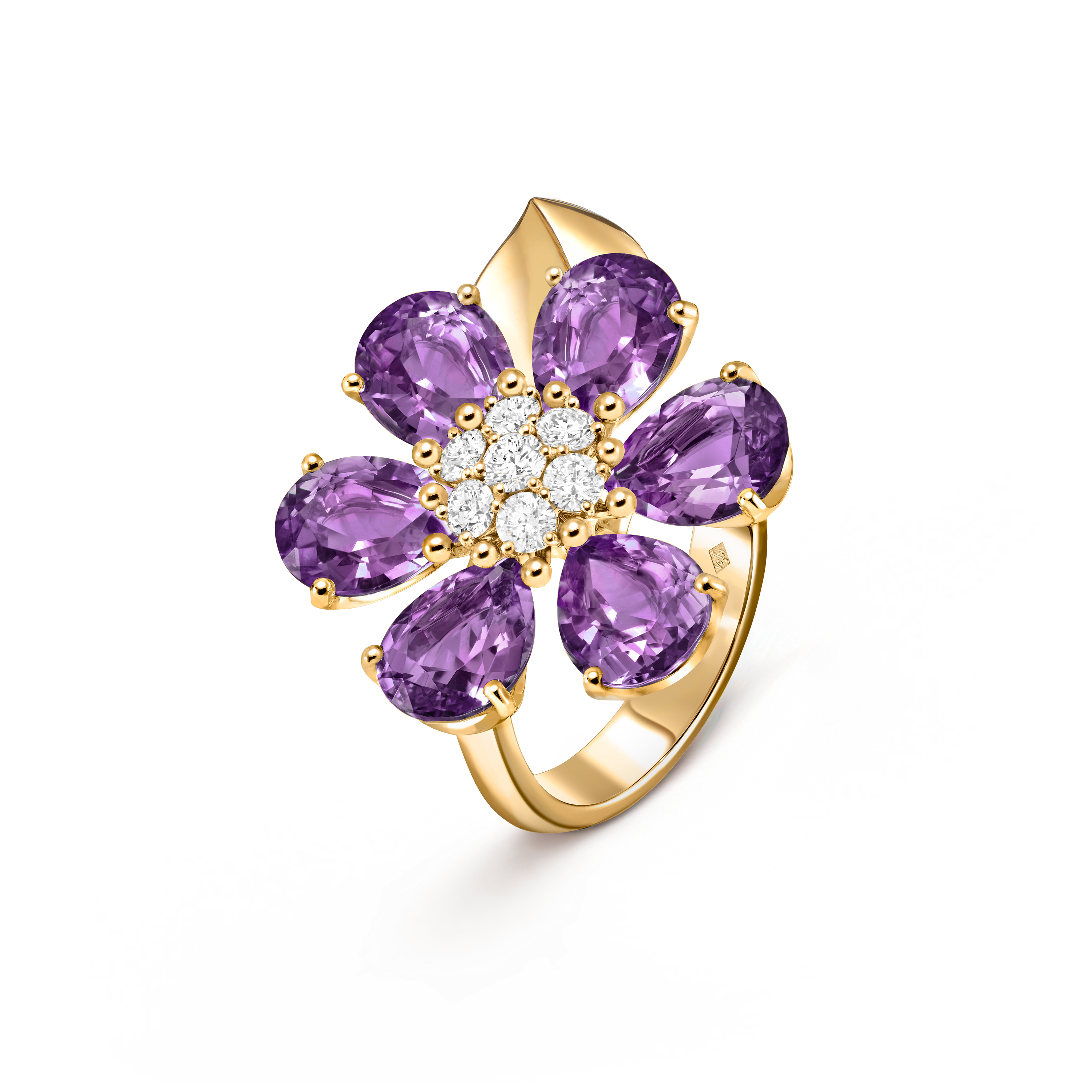 Bague Fleurs d'Hawaï